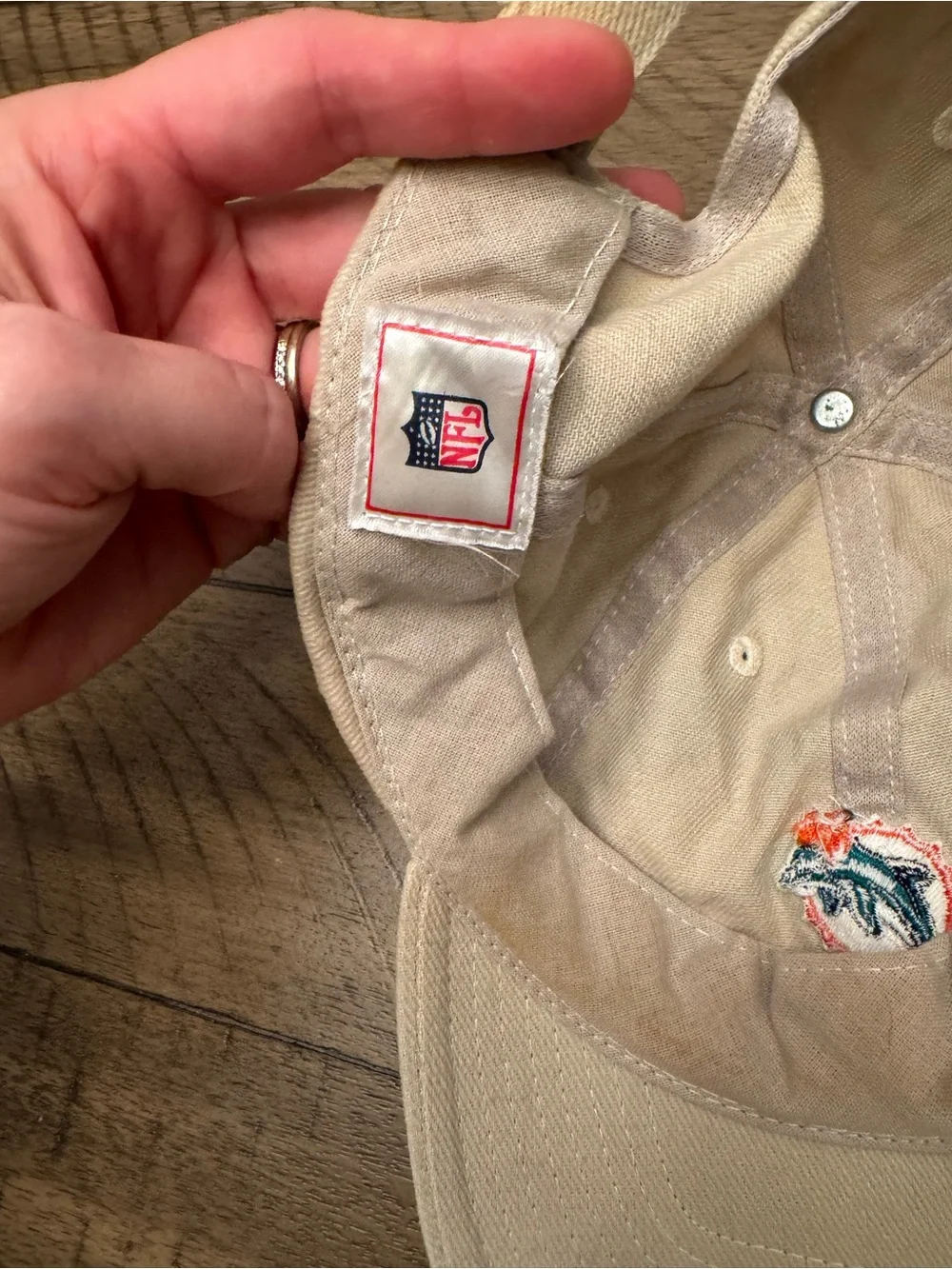 Miami Dolphins NFL Hat Cap Adjustable OS Old School Logo Casual Neutral Classic